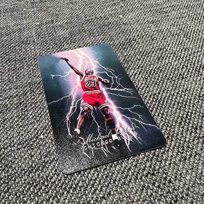 NBA 籃球大帝 Michael Jordan 閃電卡 球星悠遊卡 ：公牛隊 (實體悠遊卡、非貼紙) 另售 羅德曼 Scottie Pippen