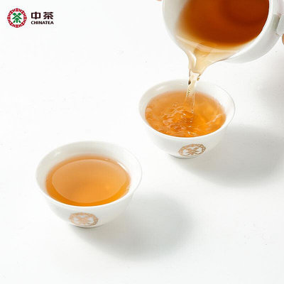 黑茶中茶金花茯磚800g經典茯茶湖南安化黑茶中糧磚茶官網