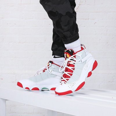 現貨 iShoes正品 Nike Jordan 6 Rings 男鞋 AJ6 白 紅 喬丹 籃球鞋 DD5077-105