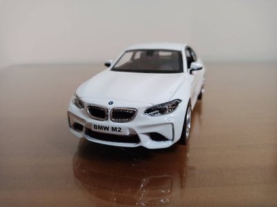 全新盒裝1:36~寶馬BMW M2 白色 合金汽車模型
