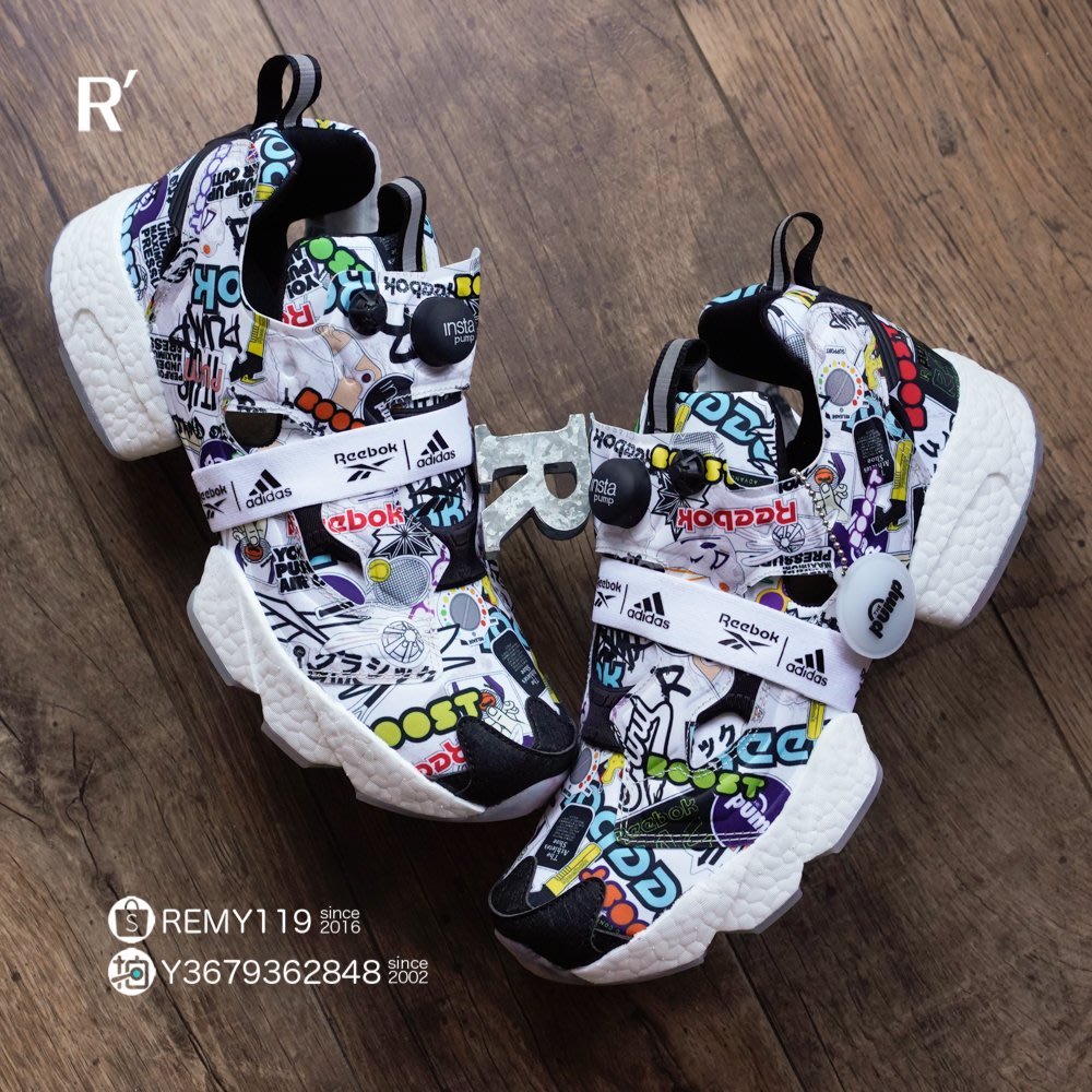 reebok instapump fury boost sticker city