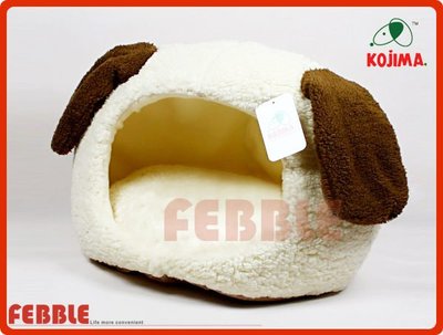 【Little Muffin小馬芬】日本KOJIMA 超可愛極細纖維超軟狗頭造型寵物床 貓狗窩 pet paradise iris