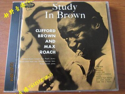 現貨CD Clifford Brown and Max Roach Study In Brown 1955日（好野唱片）