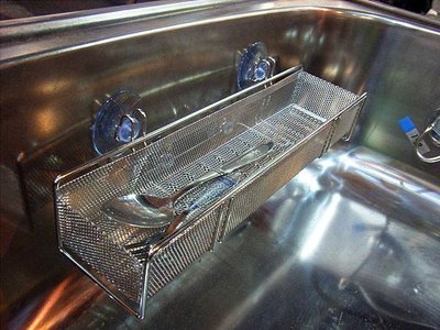 st-g 不銹鋼橫式筷子籃 可搭配烘碗機 抽屜收納使用，廚房置物架