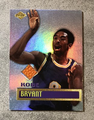 1999 Edge Kobe Bryant Basketball Relic Game Ball #KB 球皮卡 球卡