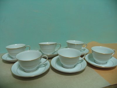 早期 日本 NORITAKE 紅茶杯 咖啡杯 日本陶器會社 6杯組