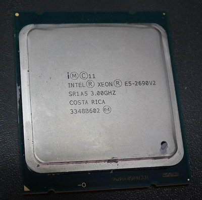 XEON CPU E5-2690 V2 LGA2011 INTEL正式版10核心 20執行緒 X79處理器 SR1A5