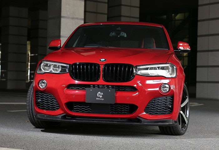 樂駒】3D Design BMW F25 X3 前下巴前下擾流碳纖維carbon 輕量化套件