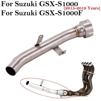 鈴木 GSX-S1000 S1000F GSXS1000 GSXS1000F 2015-2019 不銹鋼 Decat 賽-概念汽車