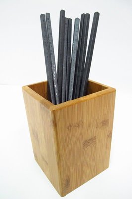 [御風小舖] 菊川本味 竹製品 四角炭化 方形 竹筷筒 餐具架 筆筒 筷架 刀叉架 多功能置物筒 露營餐具