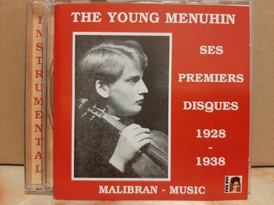 The Young Menuhin,青年曼紐因1928-1938年錄音，含貝多芬，莫扎特等多位作曲家作品，如新。