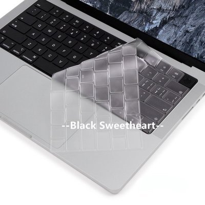 Macbook透明鍵盤膜 Pro 14 2021 新款Pro M1 max TPU透明鍵盤膜 保護貼膜 防水防塵全透