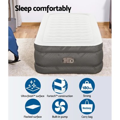 Bestway69048充氣床雙人戶外家用折疊氣墊床加厚加高全自動氣墊床