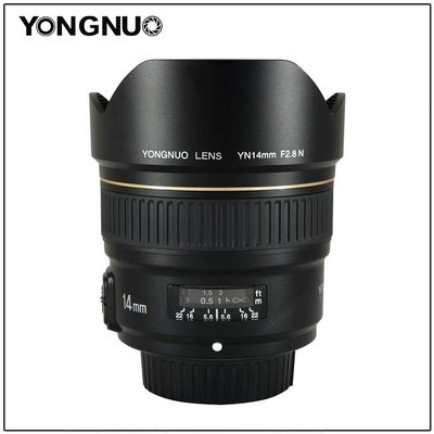 [DD專賣] DDYN14mm F2.8 Nikon用超廣角鏡14mm f/2.8 YN 14 mm 2.8 F2.8N