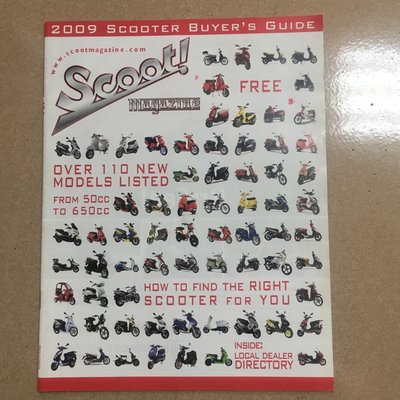 [黃色小館s4] Scoot! magazine 2009_over 110 new models listed_英文版