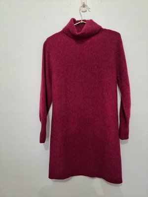 Uniqlo 3D Premium 羊毛高領連衣裙 M
