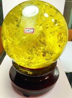 光工水晶阿賽斯特萊 黃水晶球20.3cm擺件 提升靈性水晶阿賽斯特萊梵天透體梅爾卡巴揚升松果體第三眼