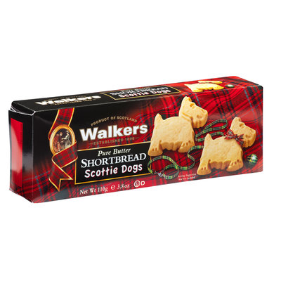 英國《Walkers》蘇格蘭皇家梗犬造型奶油餅乾 110g/包