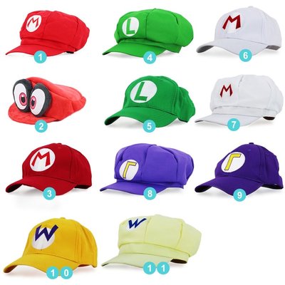 預購-超級瑪莉歐 瑪莉兄弟 SUPER MARIO 馬力歐 棒球帽 帽子 絨毛帽
