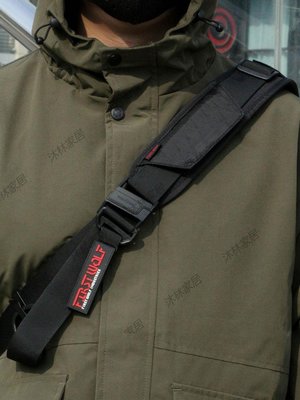 機能肩墊 防滑透氣戰術墊肩 背包背帶配件減壓考杜拉XPAC頭狼工業臂章-促銷