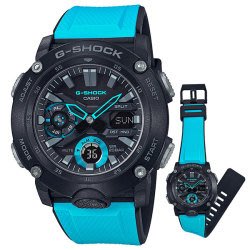 CASIO手錶公司貨 G-SHOCK絕對強悍GA-2000-1A2 碳纖維核心防護構造