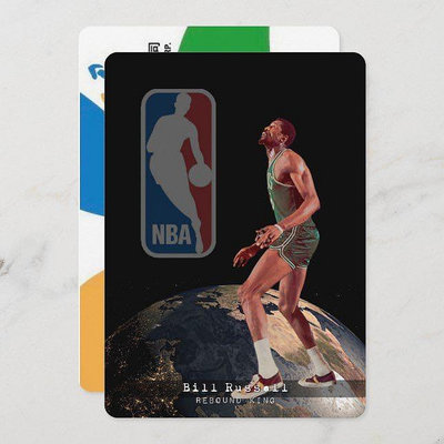 美國職籃 NBA 籃板王  Bill Russell 比爾羅素 球星悠遊卡 ：賽亞迪克隊隊 (實體悠遊卡、非貼紙) 另售 張伯倫 賈霸天鉤