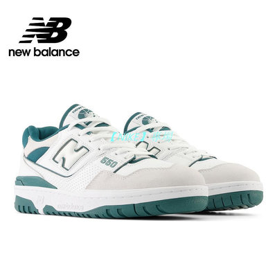 【NIKE 專場】【New Balance】 NB 復古運動鞋_中性_灰白綠_BB550STA-D楦 550 (IU著用款)