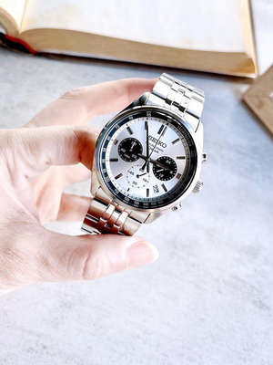 SEIKO 精工 CS系列 經典復刻白熊貓腕錶 SSB425P1 8T63-00W0S 公司貨