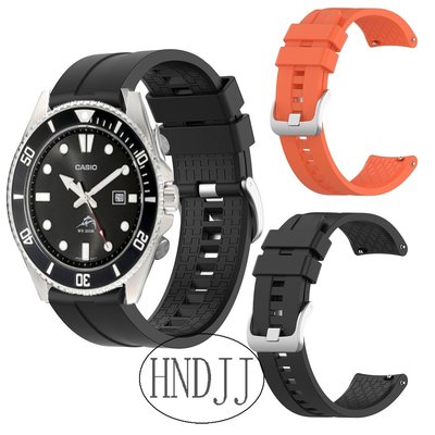 卡西歐CASIO MDV106-1A 槍魚 劍魚 矽膠錶帶 矽膠錶帶 腕帶 手環MDV106-1A手錶帶