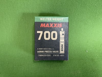 [ㄚ順雜貨鋪] 全新 盒裝 MAXXIS瑪吉斯700x23/32c 60mm 法嘴公路車內胎