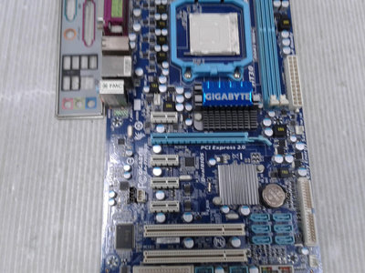 【 創憶電腦 】技嘉 GA-MA770T-D3L DDR3 AM3 腳位 主機板 附檔板 直購價 500元
