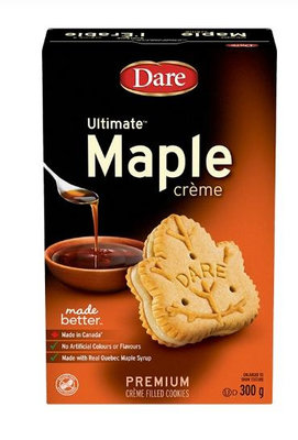 Dare Ultimate Maple Crème Cookies  加拿大 楓糖餅乾 楓糖奶油餅乾 楓糖夾心餅乾