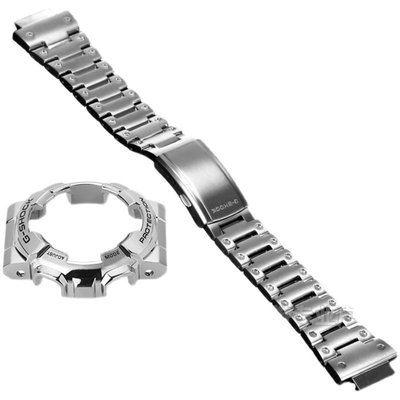 熱銷 現貨新款DIY改裝替換G-SHOK卡西歐手錶改裝配件黑金GA100 GA110 GD120金屬錶殼錶帶現貨