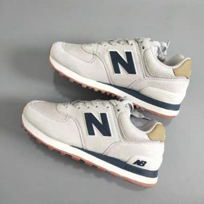 【正品】New Balance ML574 灰白 情侶復古休閒 步慢跑鞋
