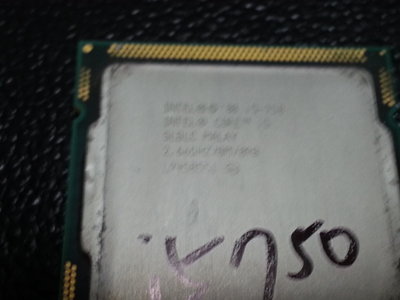 【 創憶電腦 】INTEL Core i5-750 2.66/8M/1156 腳位 CPU 直購價130元