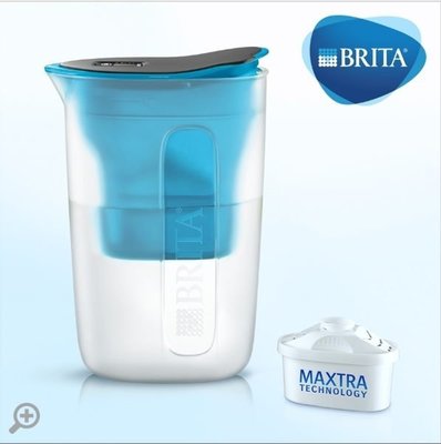 [家事達] 德國BRITA 酷樂濾水壺 /酷樂壺1.5L(藍色)1壺1芯 特價