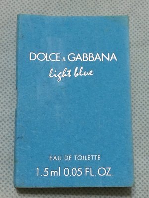 -D&G Dolce & Gabbana Light Blue 淺藍 1.5ml 沾式針管香水
