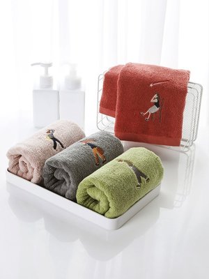 純棉毛巾吸水加厚面巾情侶家用洗澡巾大人速干洗臉手巾