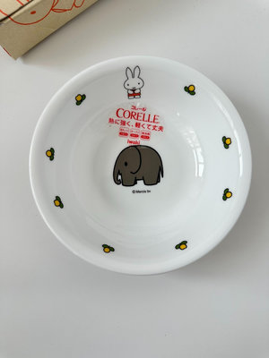 美國康寧 miffy米菲兔康寧奶玻璃飯碗強化瓷飯碗
