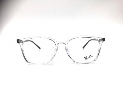 光寶眼鏡城(台南) Ray-Ban 新款透明塑款眼鏡**RB7185F/5943, LUXOTTICA公司貨