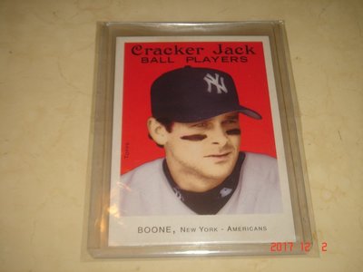 美國職棒 Yankees Manager Aaron Boone 04 Topps Cracker Jack 球員卡