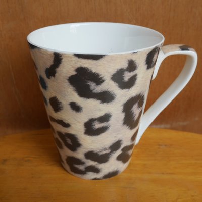 搶購 豹紋陶瓷馬克杯骨瓷杯 咖啡杯 陶瓷杯 馬克杯  皇式杯 浮雕杯 鄉村風梅森瓶