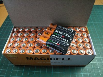 1個3元~全新~MAGICELL 4號電池 ,碳鋅電池/乾電池 1個3元 1盒60個=180元