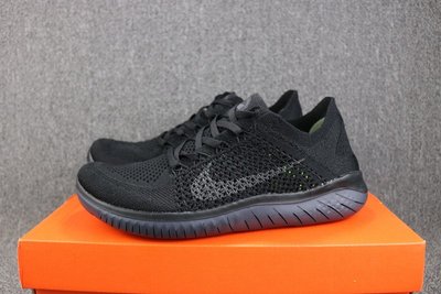 Nike FREE RN FLYKNIT 赤足飛線跑鞋 全黑男鞋 942838-002