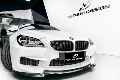 【政銓企業有限公司】BMW F06 F12 F13 新款M6 V款 高品質 雙面卡夢 抽真空製程 前下巴 現貨 不用等待