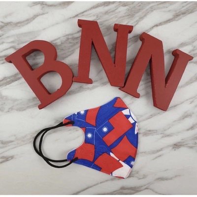 bnnxmask -BNN成人立體國旗防塵口罩5入1包/成人國旗立體口罩/非醫療