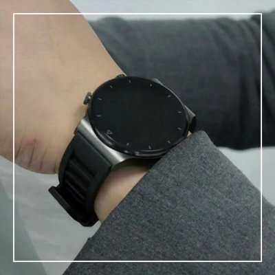 適配卡西歐氟橡膠手錶帶 男EFR-303 EFV-540 EQB-501柔軟硅膠帶