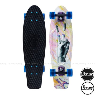 【 K.F.M 】Penny Skateboards PEACE OFF 膠板 交通板 滑板 27吋 和平終止