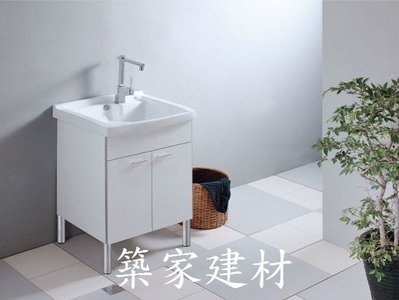 【AT磁磚店鋪】Corins 柯林斯衛浴 100%防水 洗衣槽 浴櫃組 EN-60 60cm 時尚洗衣槽