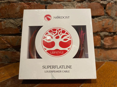 [ 沐耳 ] 美國發燒線材精品 Nordost 6N OFC 超級黃金扁線 Super Flatline 2.5 米（已完售）一對（香蕉插至 Y 插）